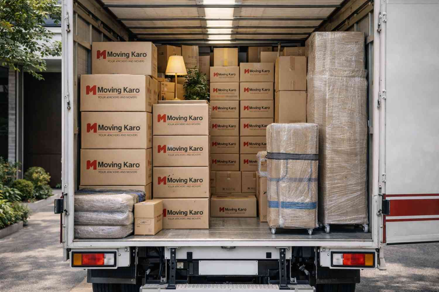 professional movers in Bathinda relocation truck